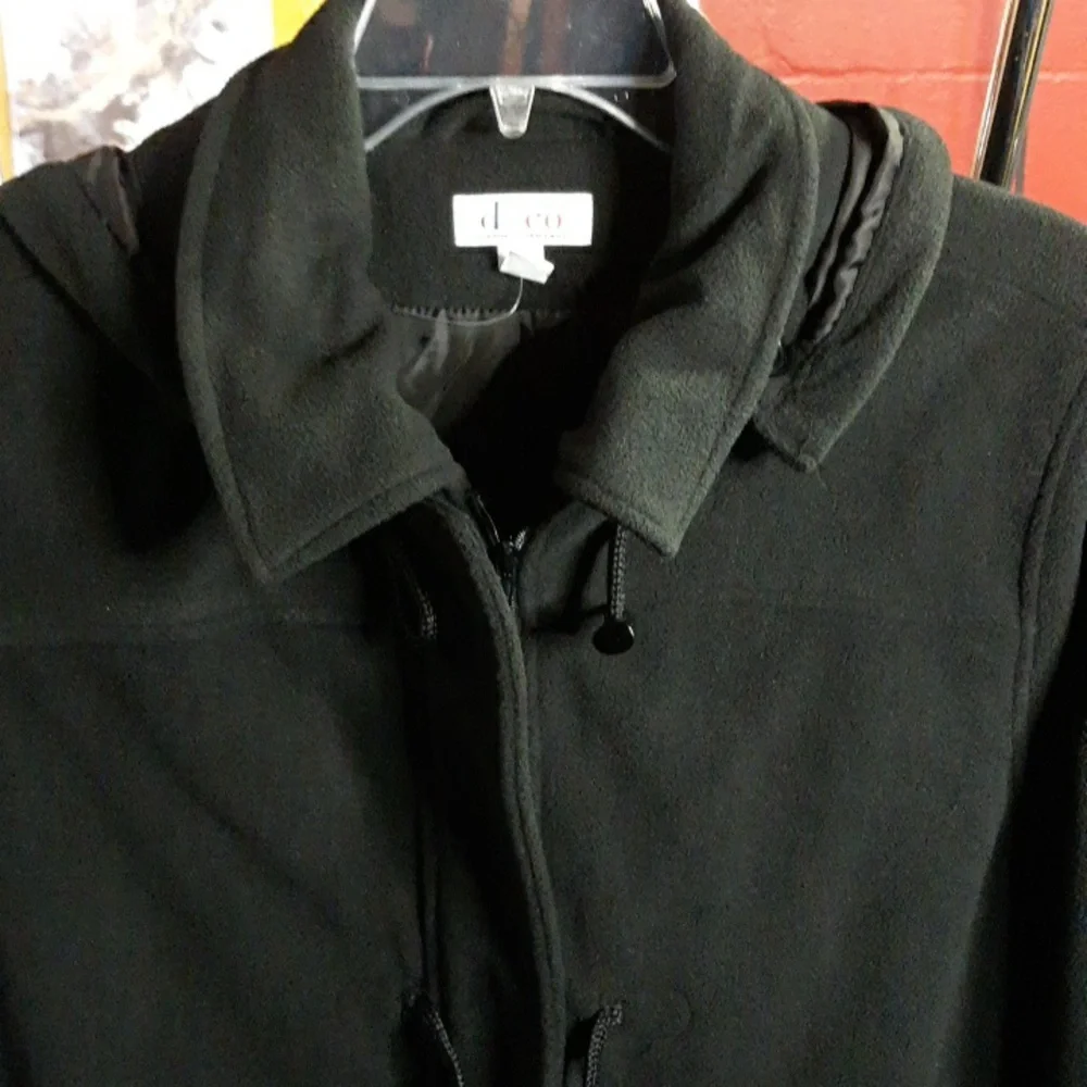 Denim & Co Black Jacket/Coat - Picture 2 of 9